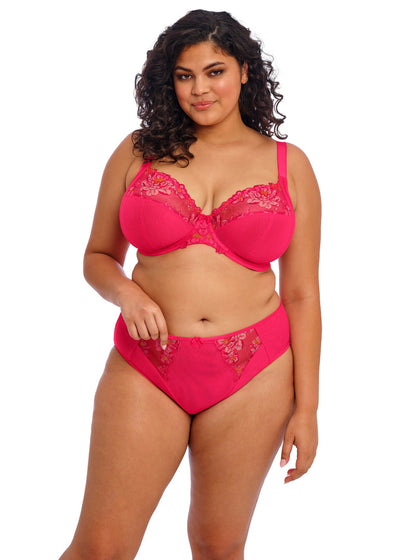 Elomi Teagan Plunge bra Black Azalea