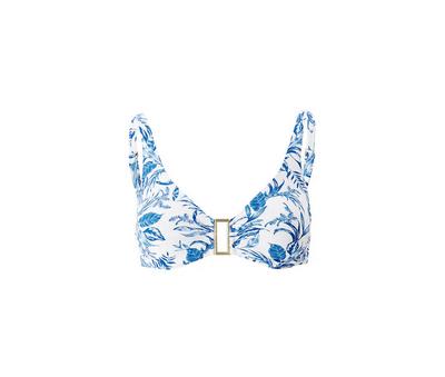 Melissa Odabash Bel air bikini Blue leaf