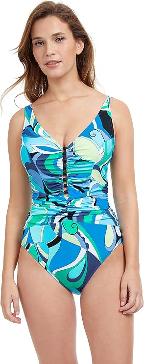 Gottex Retro Love V-neck Swimsuit