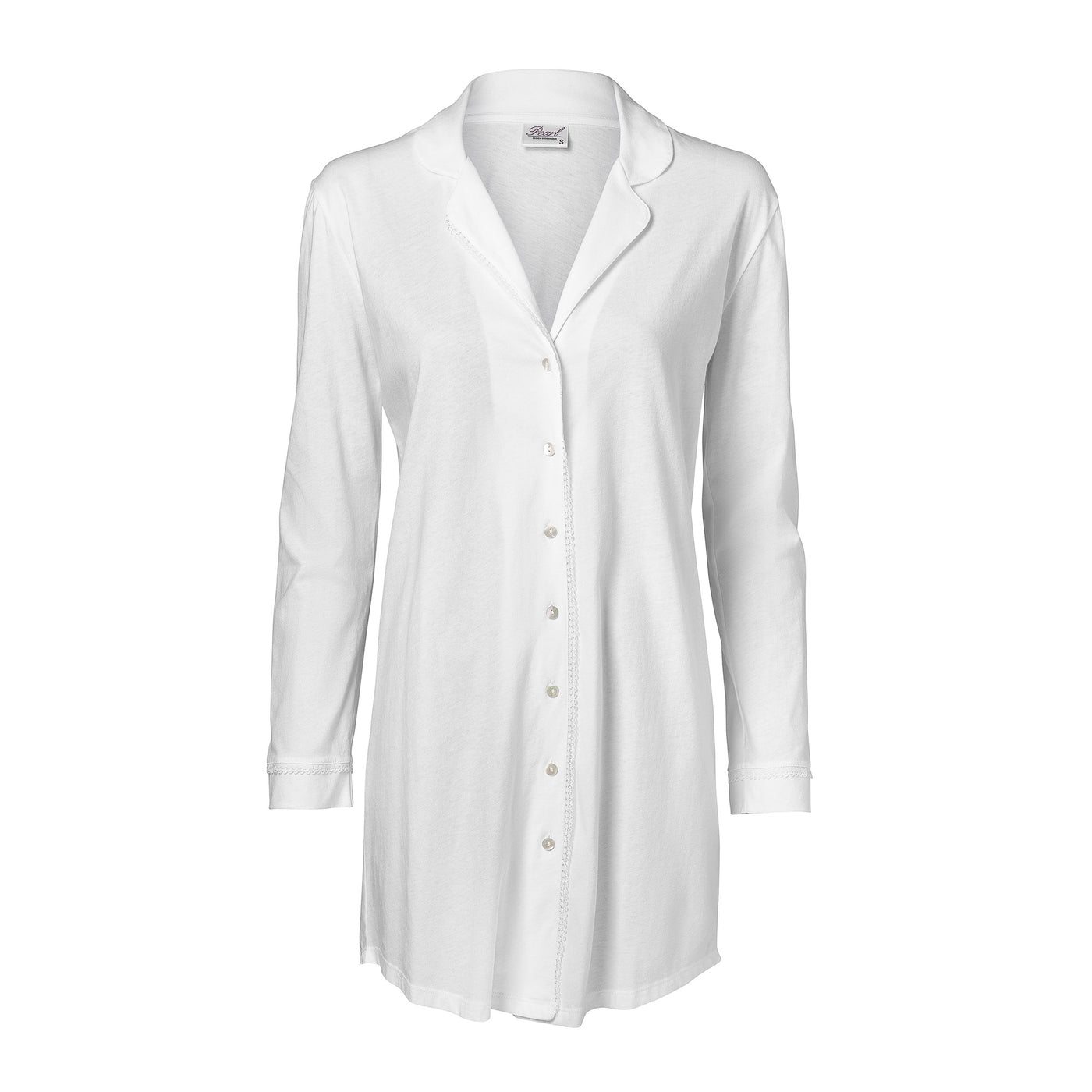 Pearl Design Stockholm Alice Nattskjorta White