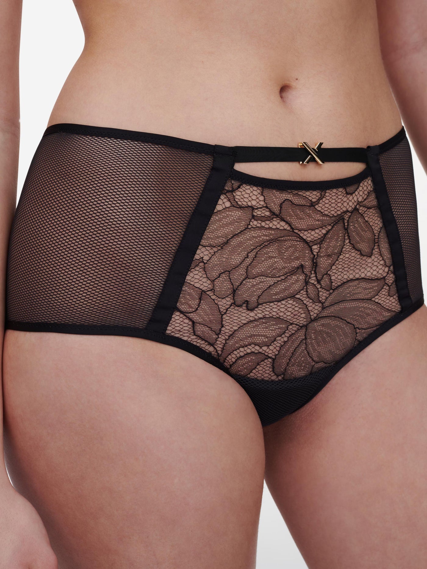 Chantelle X Xquisite high waisted breif Black