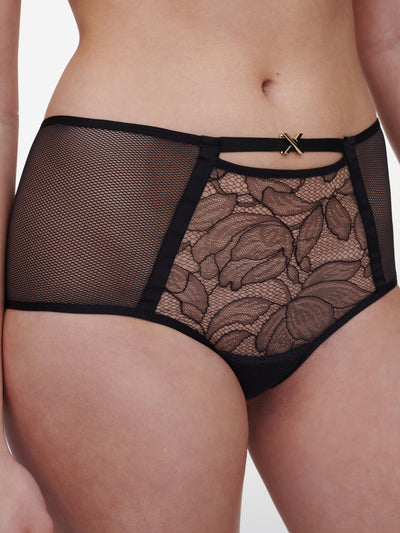 Chantelle X Xquisite high waisted breif Black