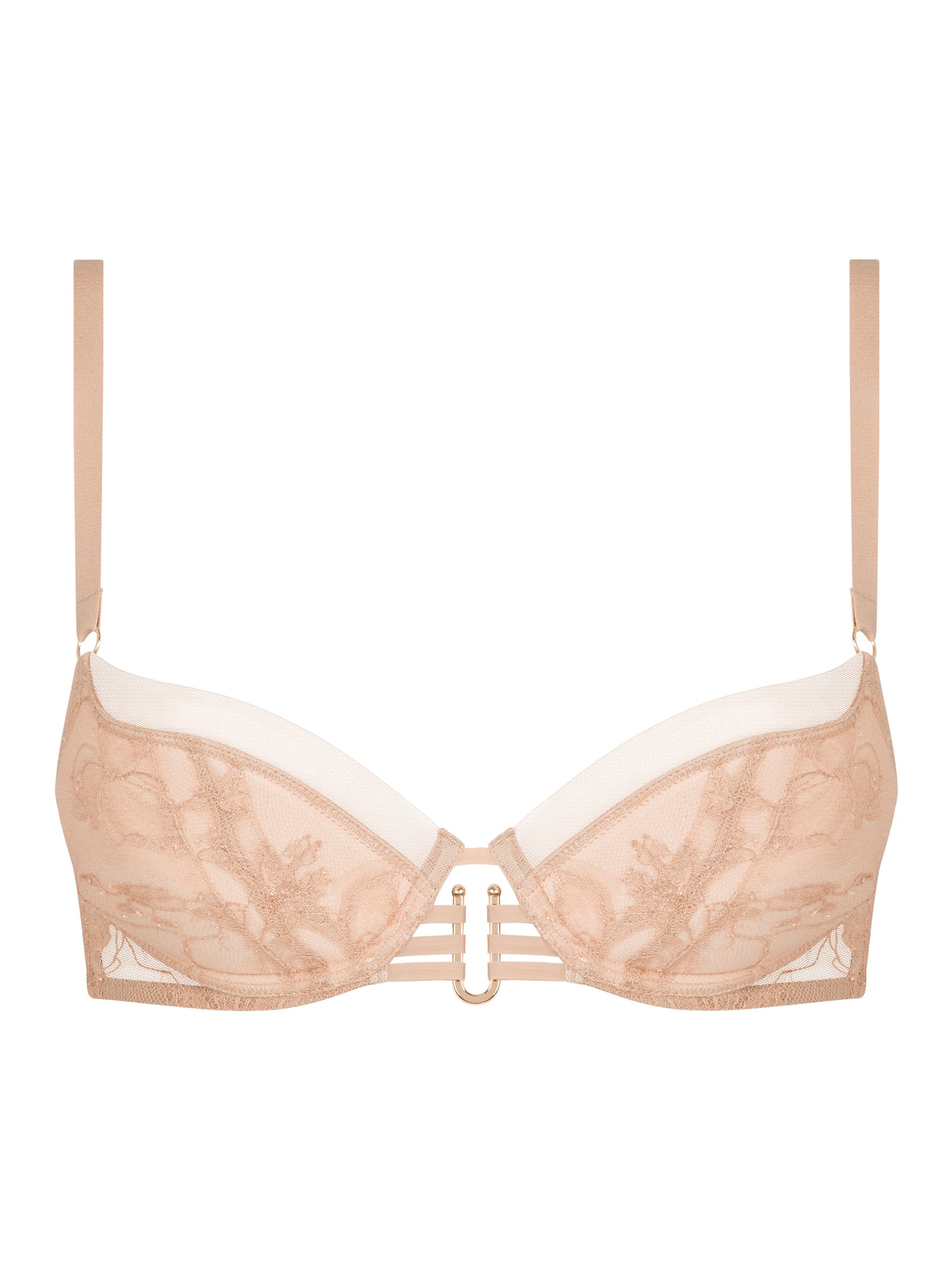 Chantelle X Impulse push up bra Beige