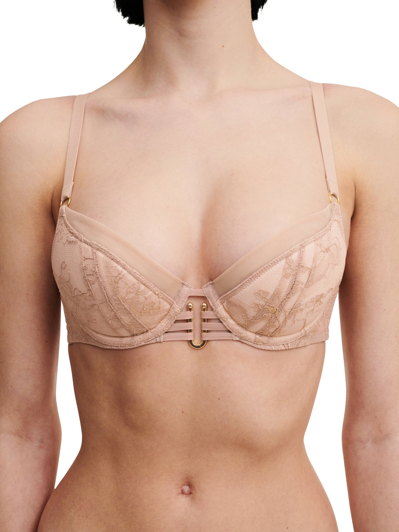 Chantelle X Impulse push up bra Beige