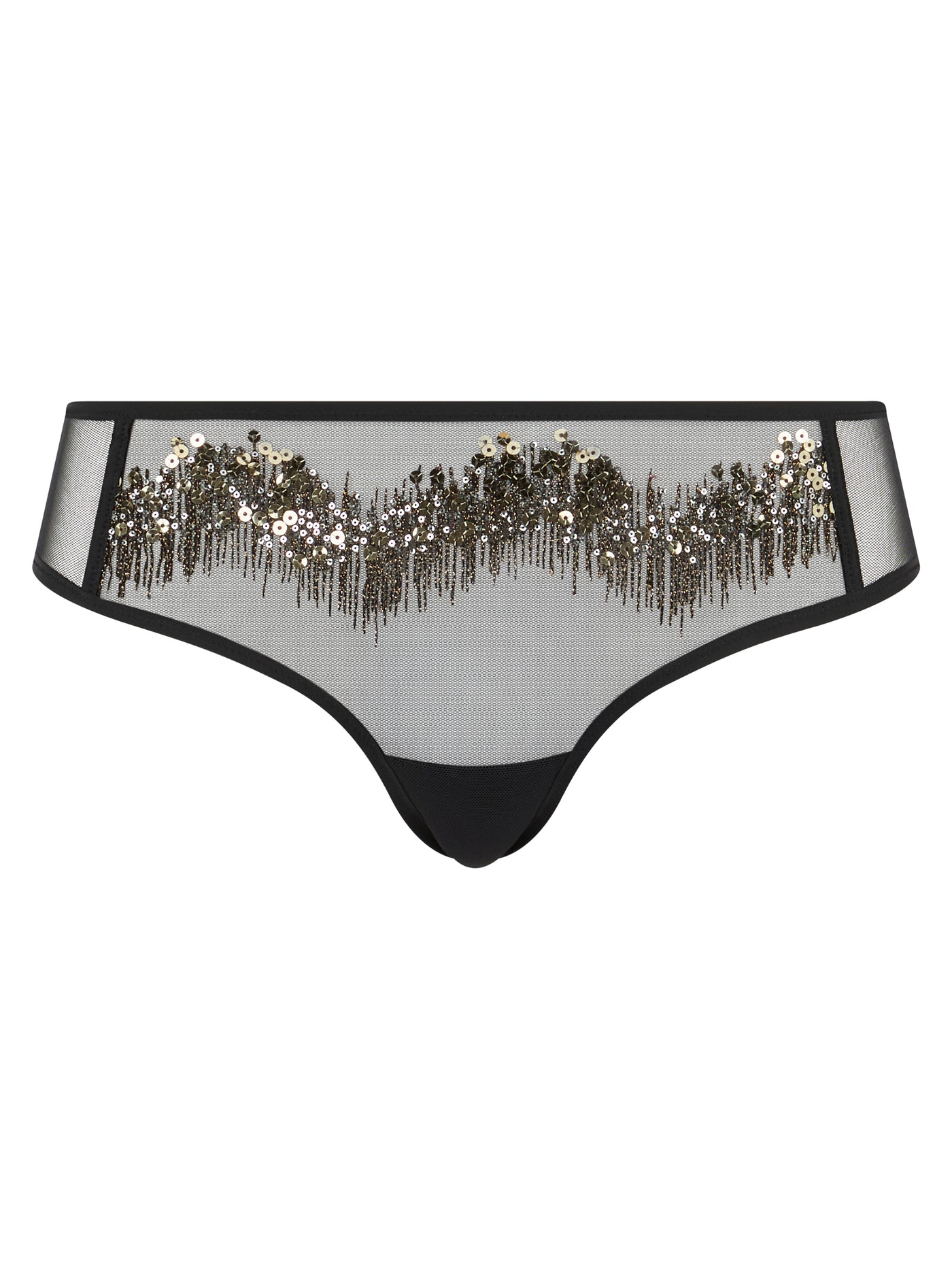 Chantelle X Genesis Revealing shorty Glitter Black