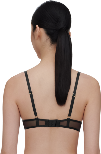 Chantelle X Genesis Plunge foam bra Glitter Black