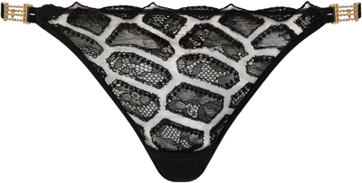 Chantelle X Reptilia Tanga Black