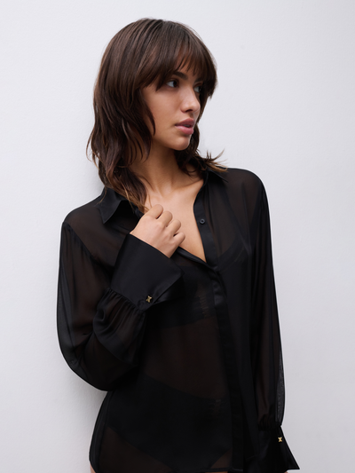 Chantelle X Taylor LS Shirt Noir