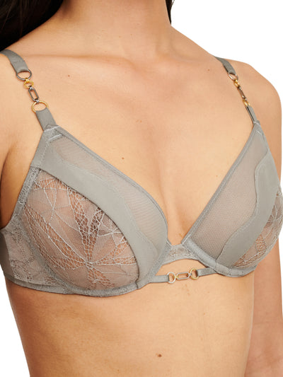 Chantelle X Spark Underwired Bra Metal Grey