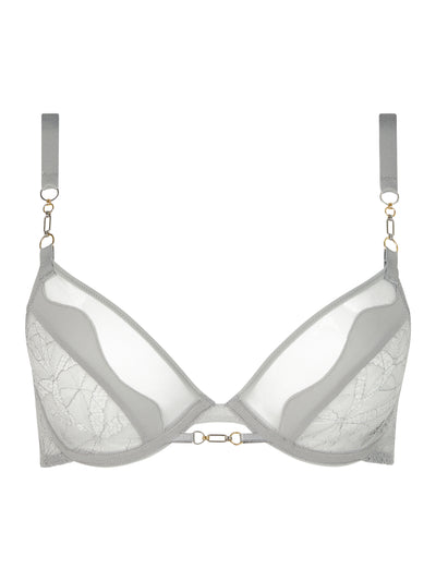 Chantelle X Spark Underwired Bra Metal Grey