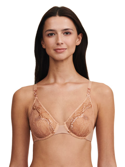 Chantelle X Xtravagant Plunge Bra Clay nude