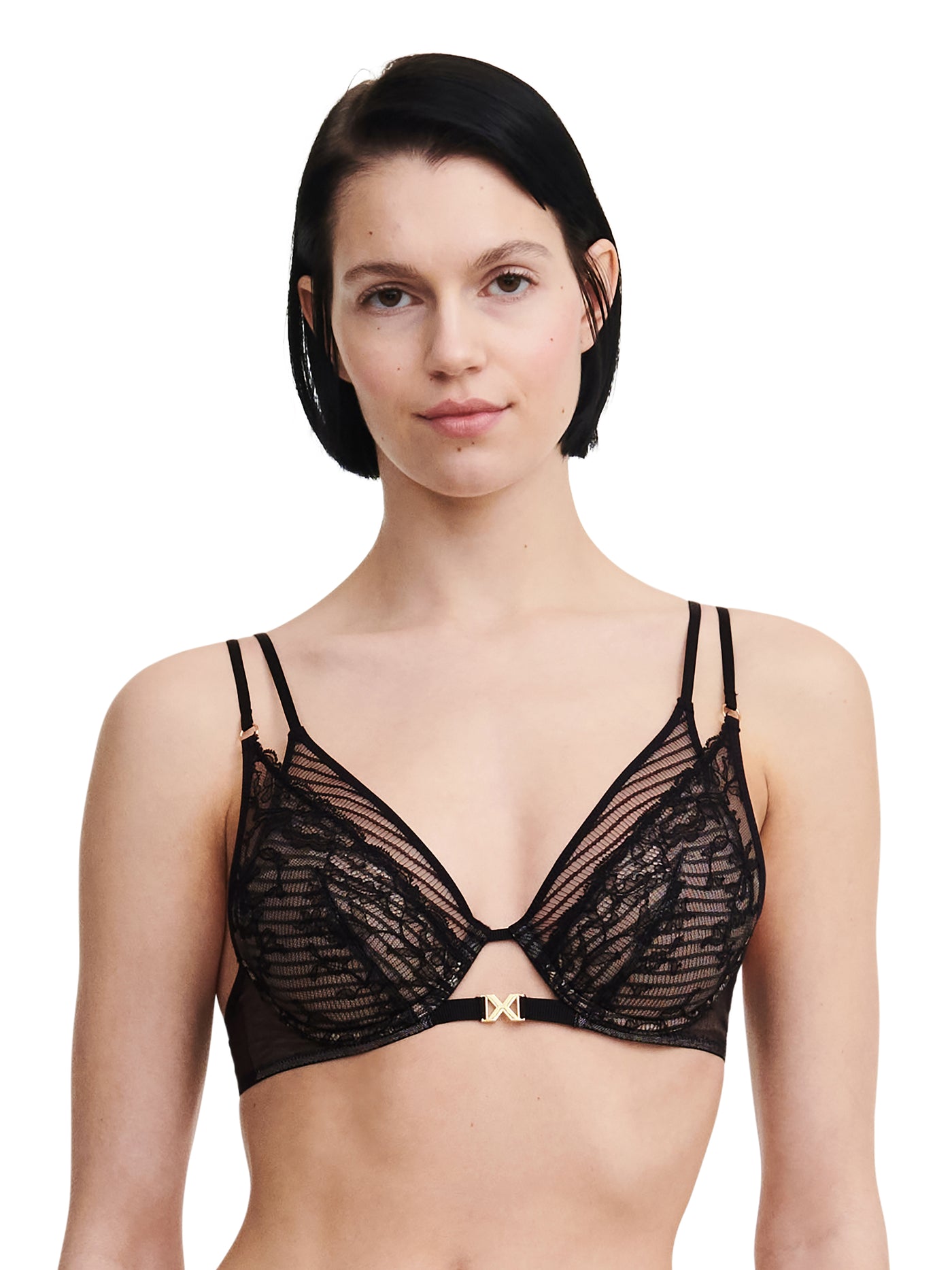 Chantelle X Txture Half Foam Bra Black