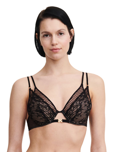 Chantelle X Txture Half Foam Bra Black