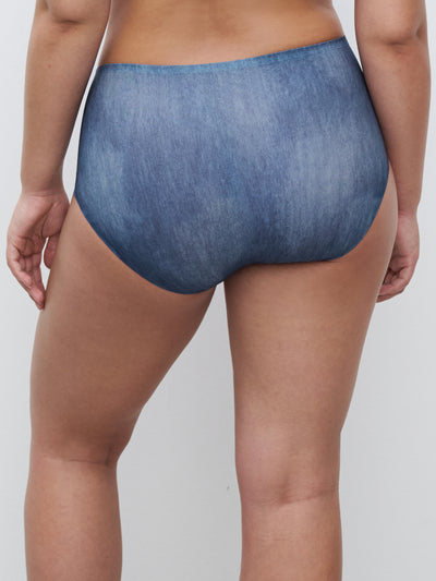 Chantelle Softstretch High Waisted Brief Blue Denim