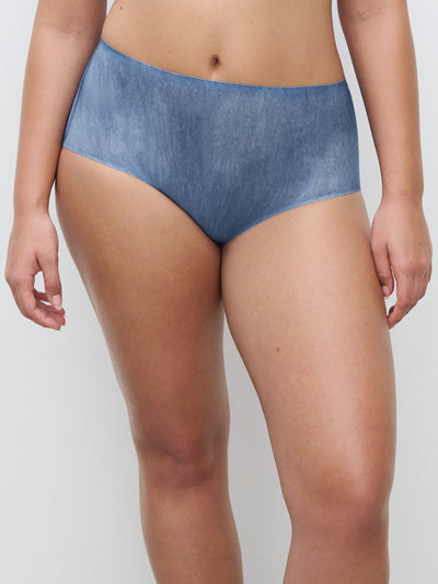 Chantelle Softstretch High Waisted Brief Blue Denim