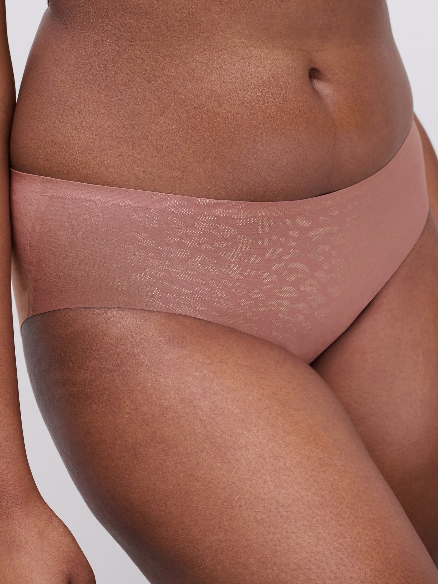 Chantelle SoftStretch Hipster Pink Leo Shimmer