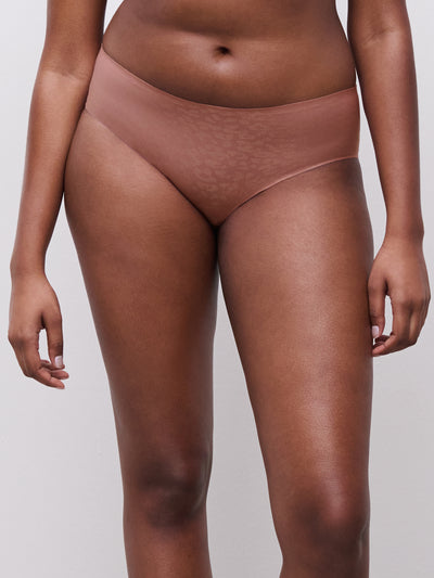 Chantelle SoftStretch Hipster Pink Leo Shimmer