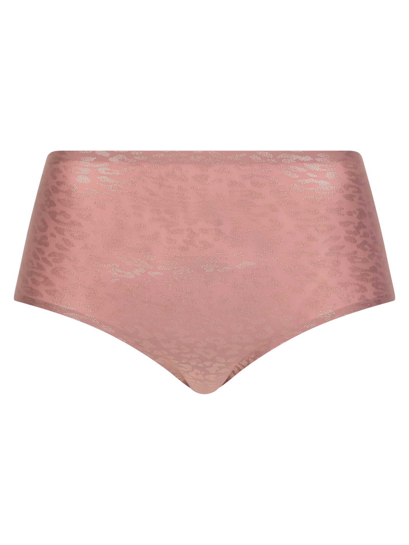 Chantelle SoftStretch High Waist Brief Pink Leo Shimmer