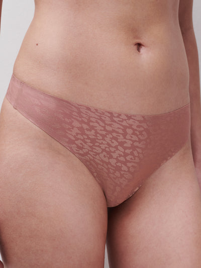 Chantelle SoftStretch String Pink Leo Shimmer