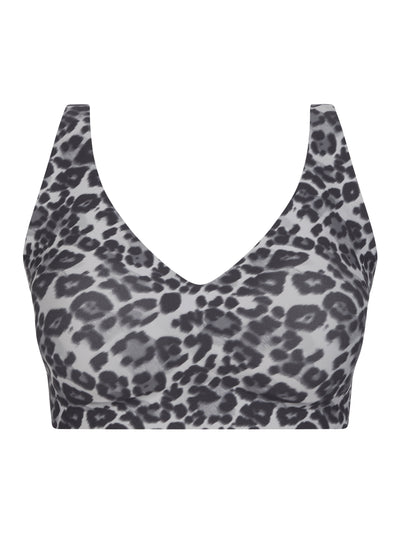 Chantelle Softstretch Power Plunge Wirefreebra Grey Leopard