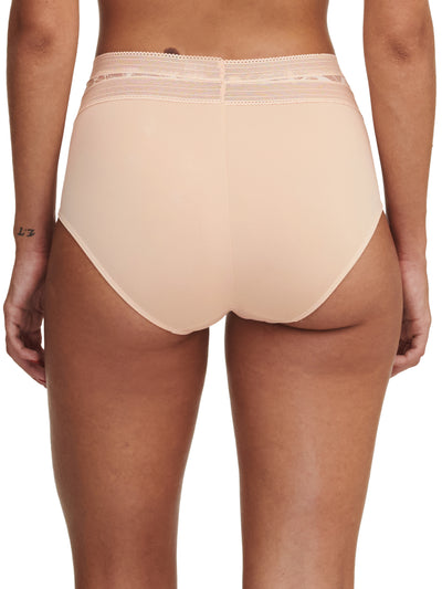 Chantelle True Lace High waisted Full Brief Golden Beige