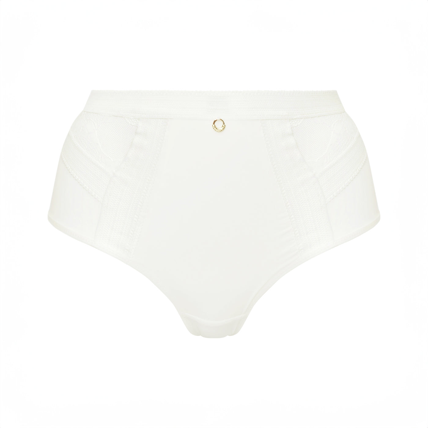 Chantelle True Lace High waisted Full Brief Milk