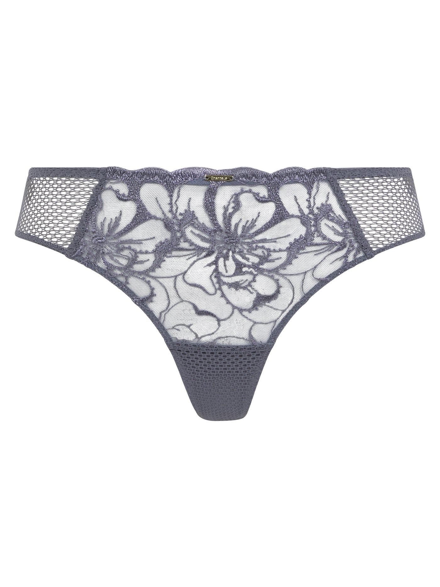 Chantelle Fleurs Tanga Fancy Grey