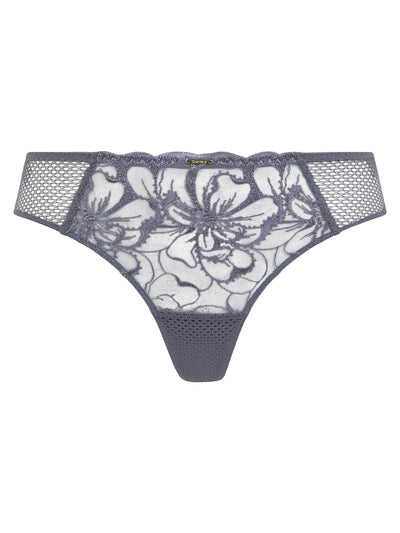 Chantelle Fleurs Tanga Fancy Grey