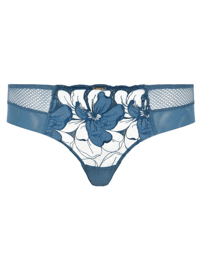 Chantelle Fleurs Revealing Shorty Jeans Blue Denim