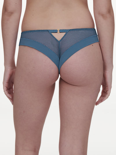 Chantelle Fleurs Revealing Shorty Jeans Blue Denim