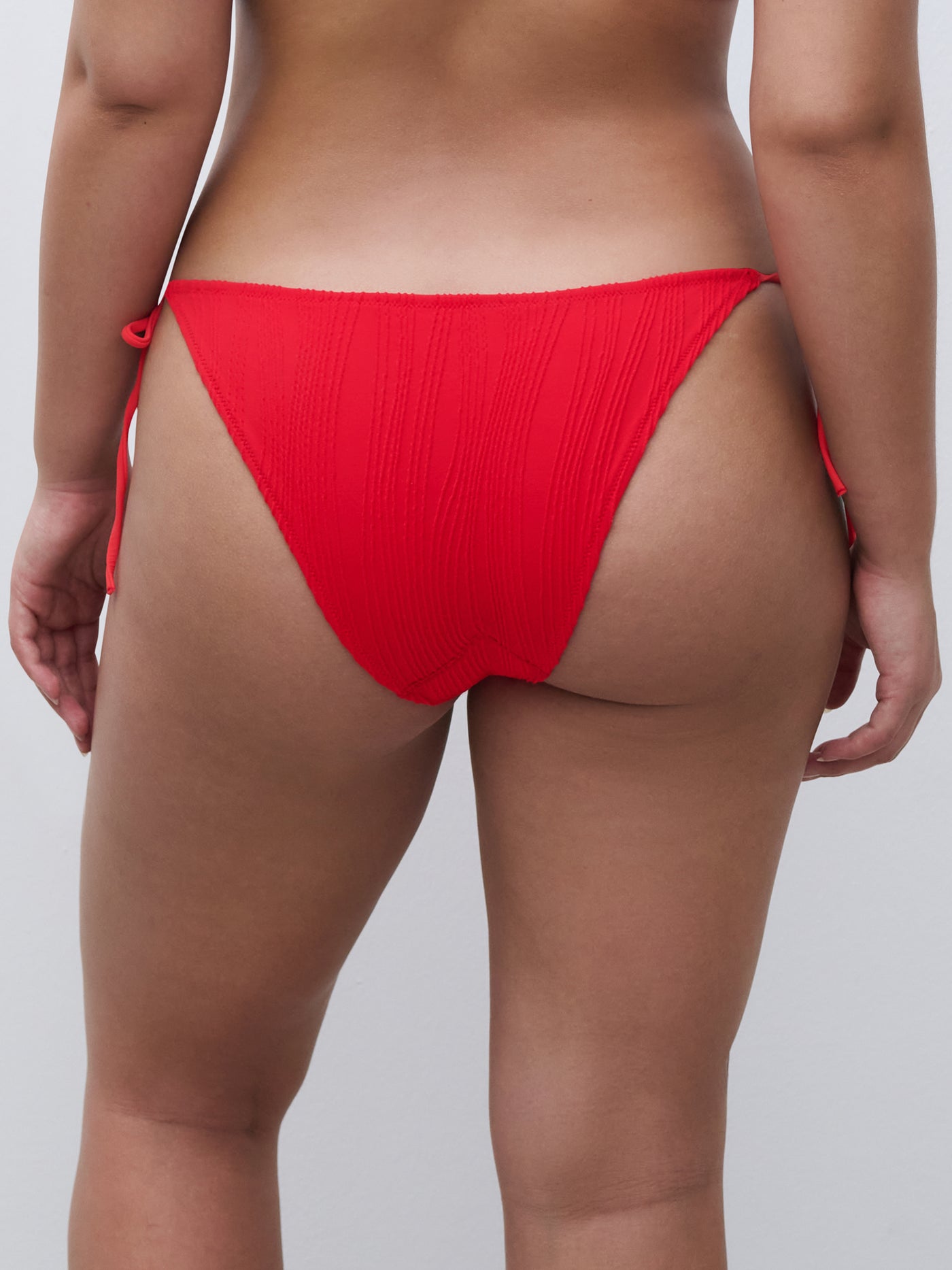 Chantelle Pulp Beachwear bikini bottom tie Cherry red