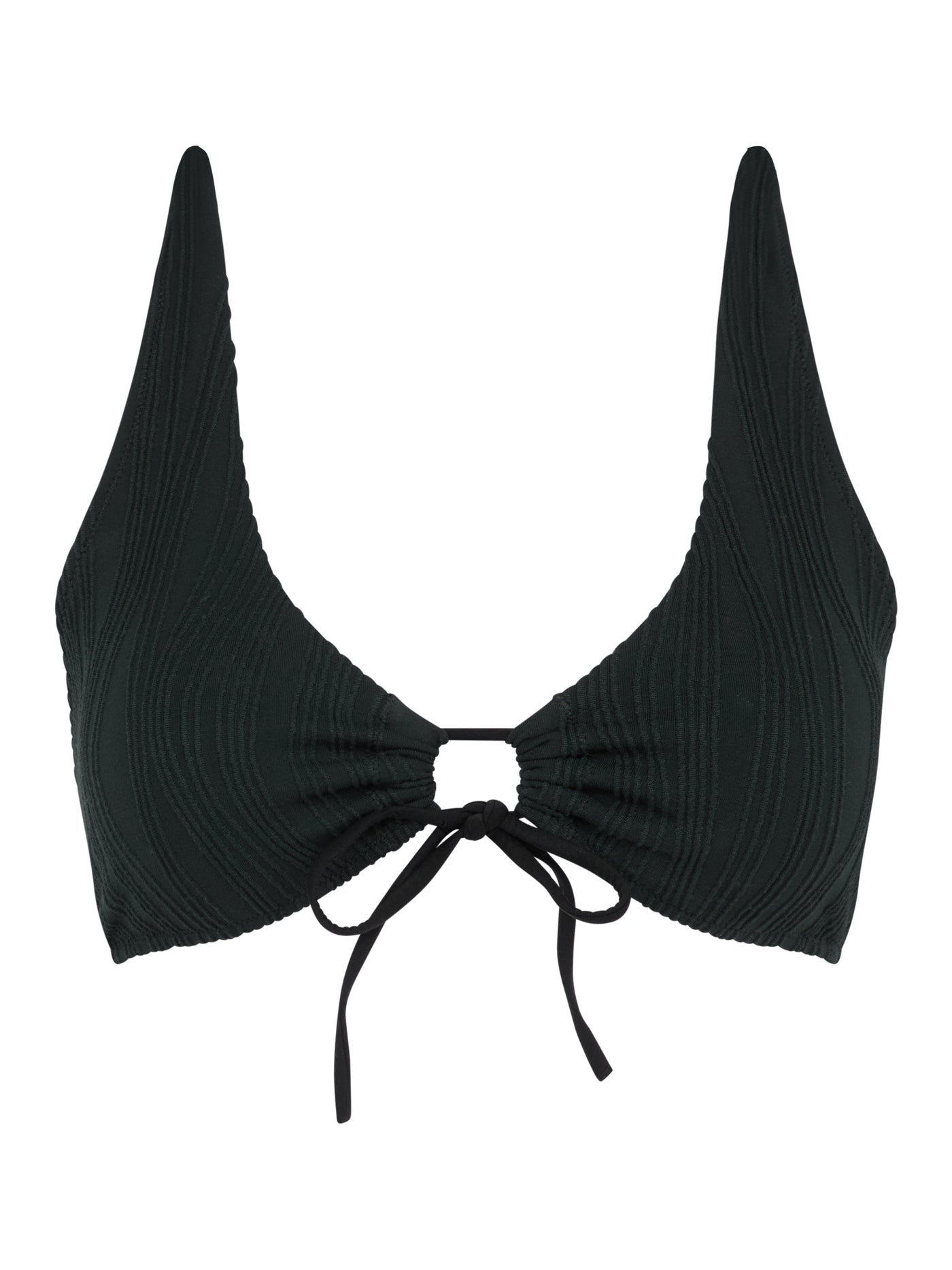Chantelle Pulp Beachwear wirefree bikini top halter Black
