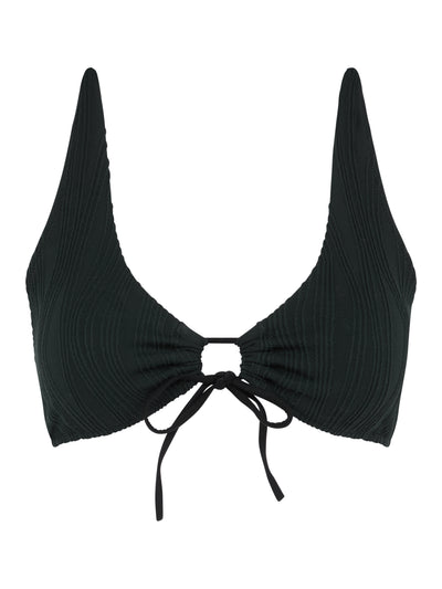 Chantelle Pulp Beachwear wirefree bikini top halter Black