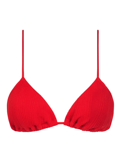 Chantelle Pulp Beachwear bikini top triangle Cherry red