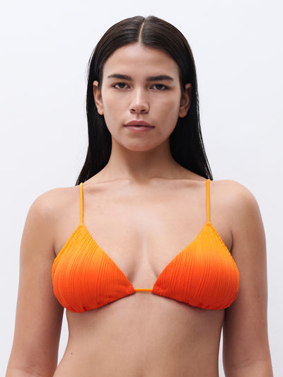 Chantelle Pulp Beachwear bikini top triangle Sunrise Tie & Dye