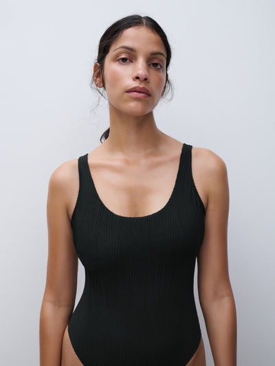 Chantelle Pulp Beachwear wirefree swimsuit Black