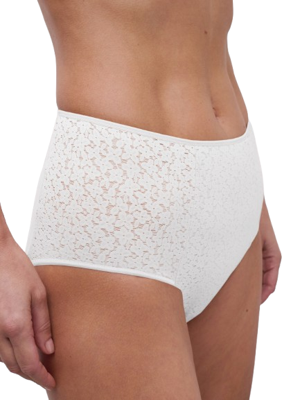 Chantelle Norah High-Waisted Covering Full Brief White