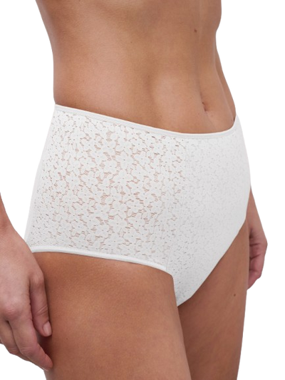 Chantelle Norah High-Waisted Covering Full Brief White