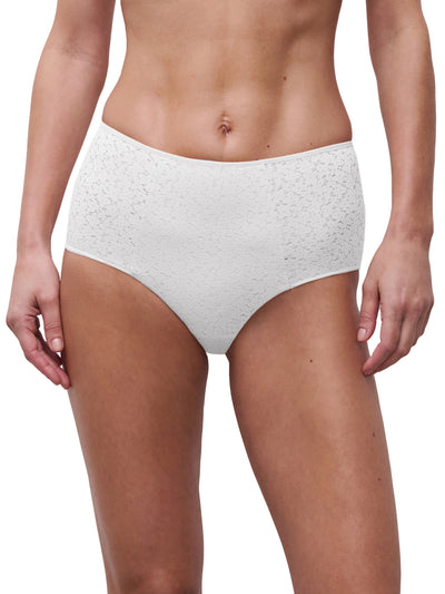 Chantelle Norah High-Waisted Covering Full Brief White