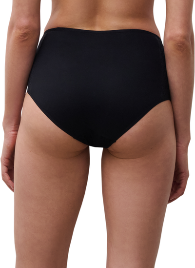 Chantelle Norah High-Waisted Covering Full Brief Black