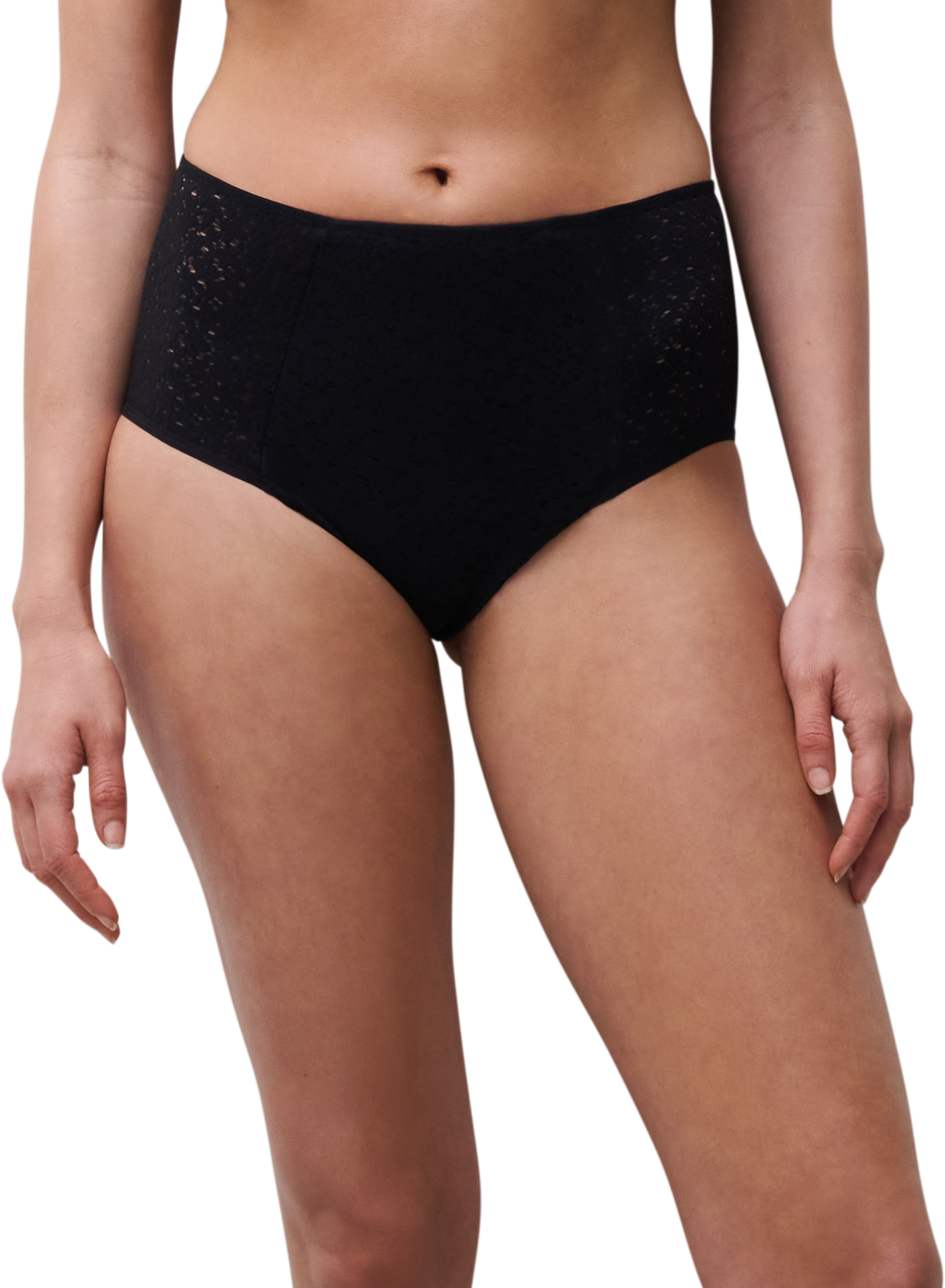 Chantelle Norah High-Waisted Covering Full Brief Black