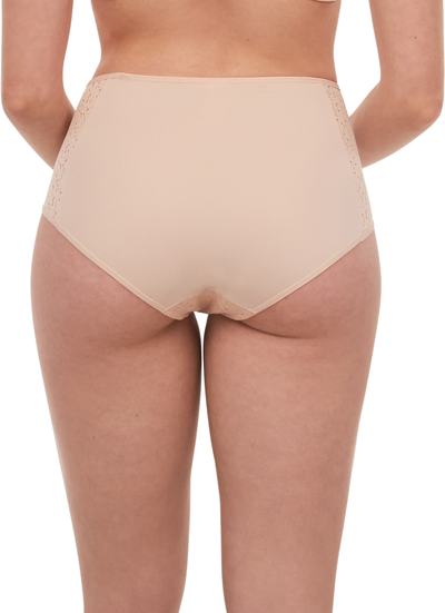 Chantelle Norah High-Waisted Covering Full Brief Golden Beige
