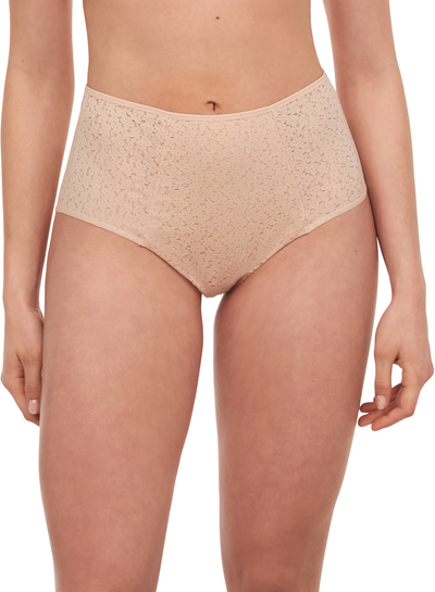 Chantelle Norah High-Waisted Covering Full Brief Golden Beige
