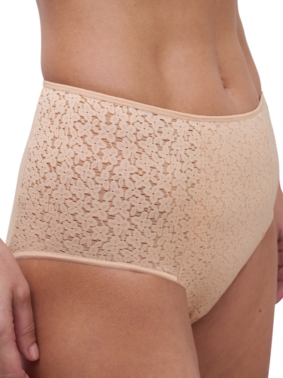 Chantelle Norah High-Waisted Covering Full Brief Golden Beige