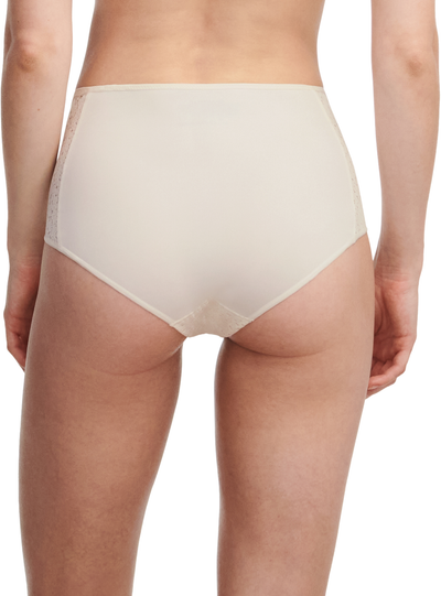 Chantelle Norah High-Waisted Covering Full Brief Talc