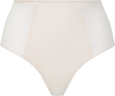 Chantelle Norah High-Waisted Covering Full Brief Talc