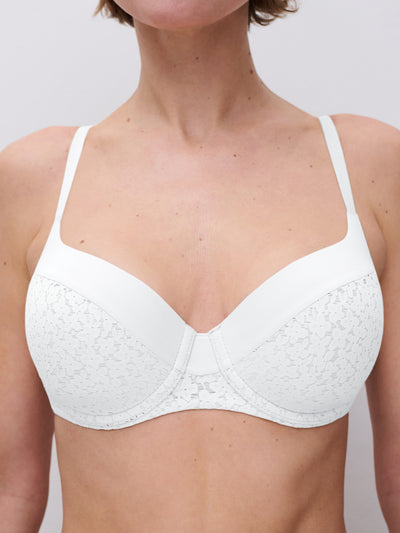 Chantelle Norah Covering T-shirt Bra White