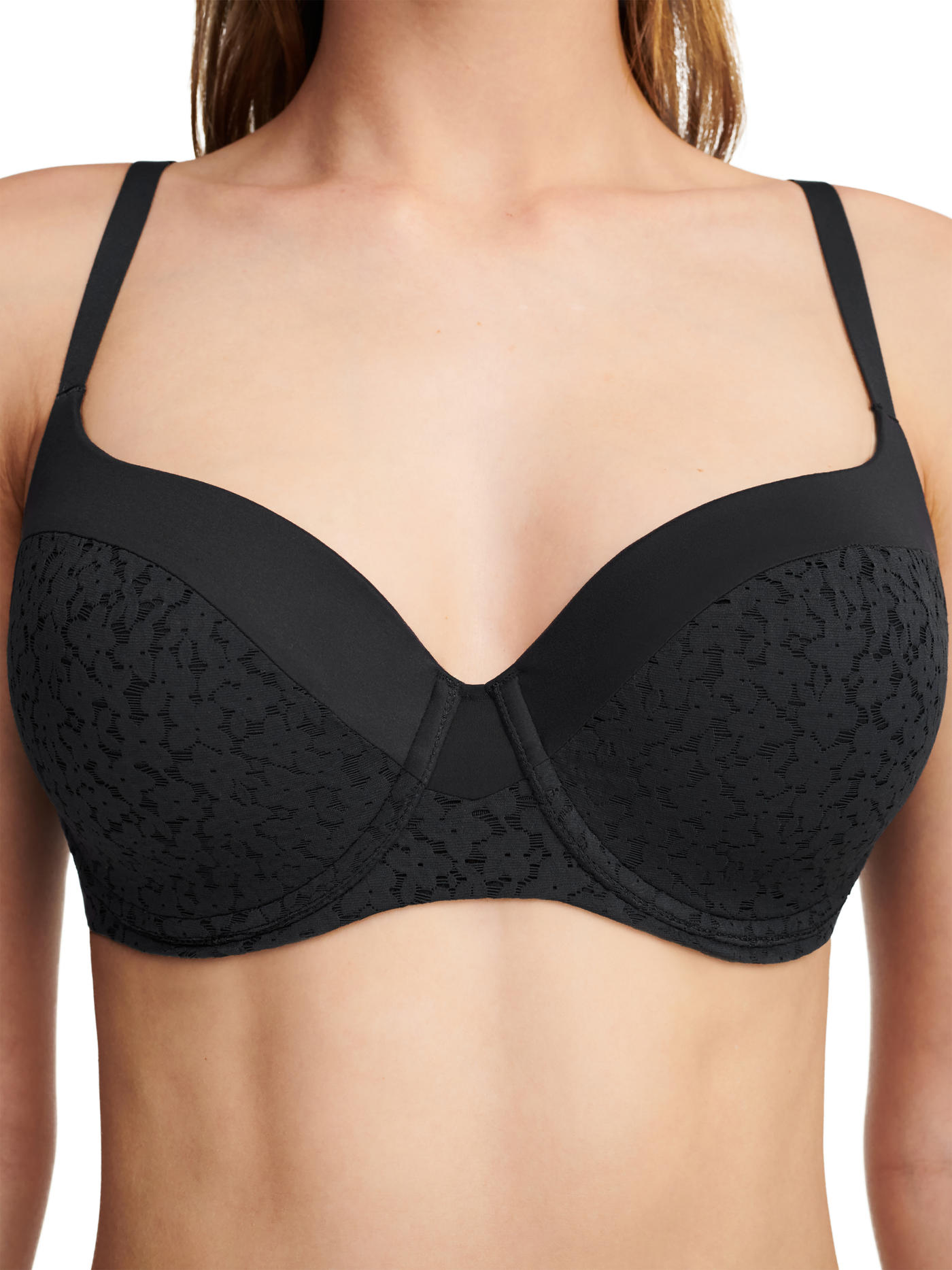 Chantelle Norah Covering T-shirt Bra Black