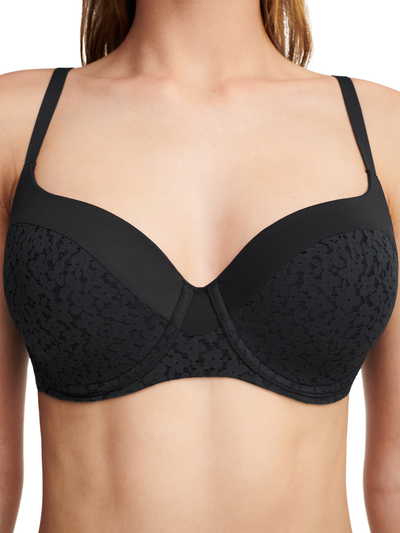 Chantelle Norah Covering T-shirt Bra Black
