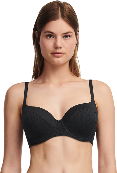 Chantelle Norah Covering T-shirt Bra Black